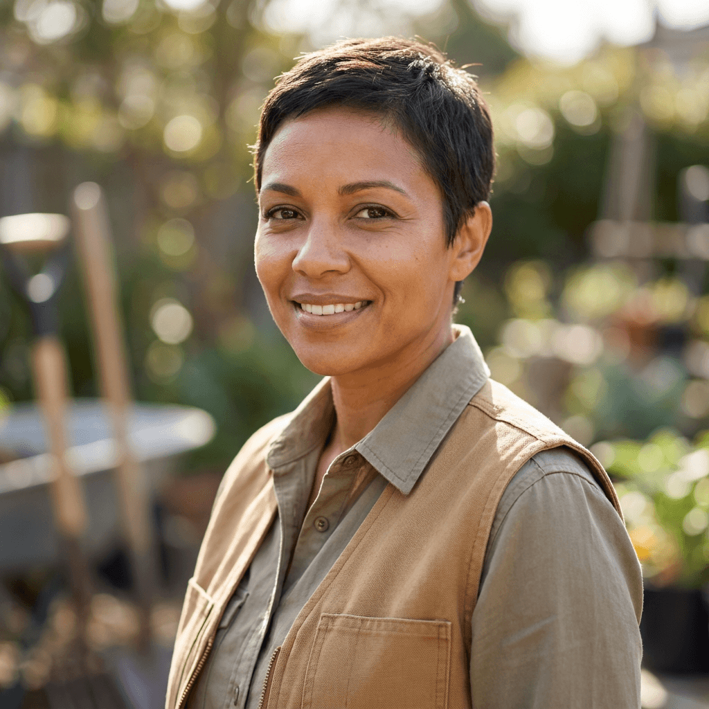 Sarah Thompson, homeowner with texture finishing